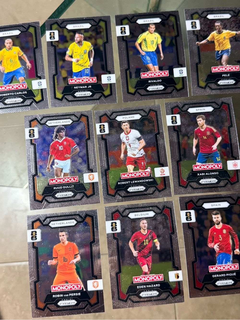10 Card Lot 2026 Prizm Monopoly FIFA World Cup Pele Roberto